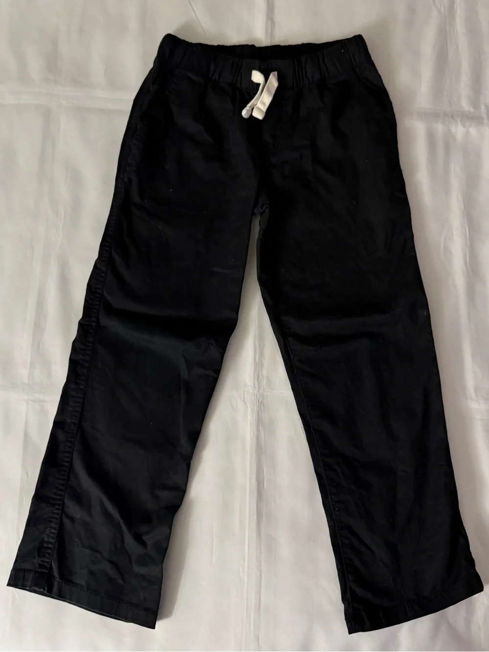 Cat & Jack Black Straight Leg Adjustable Waist Pants